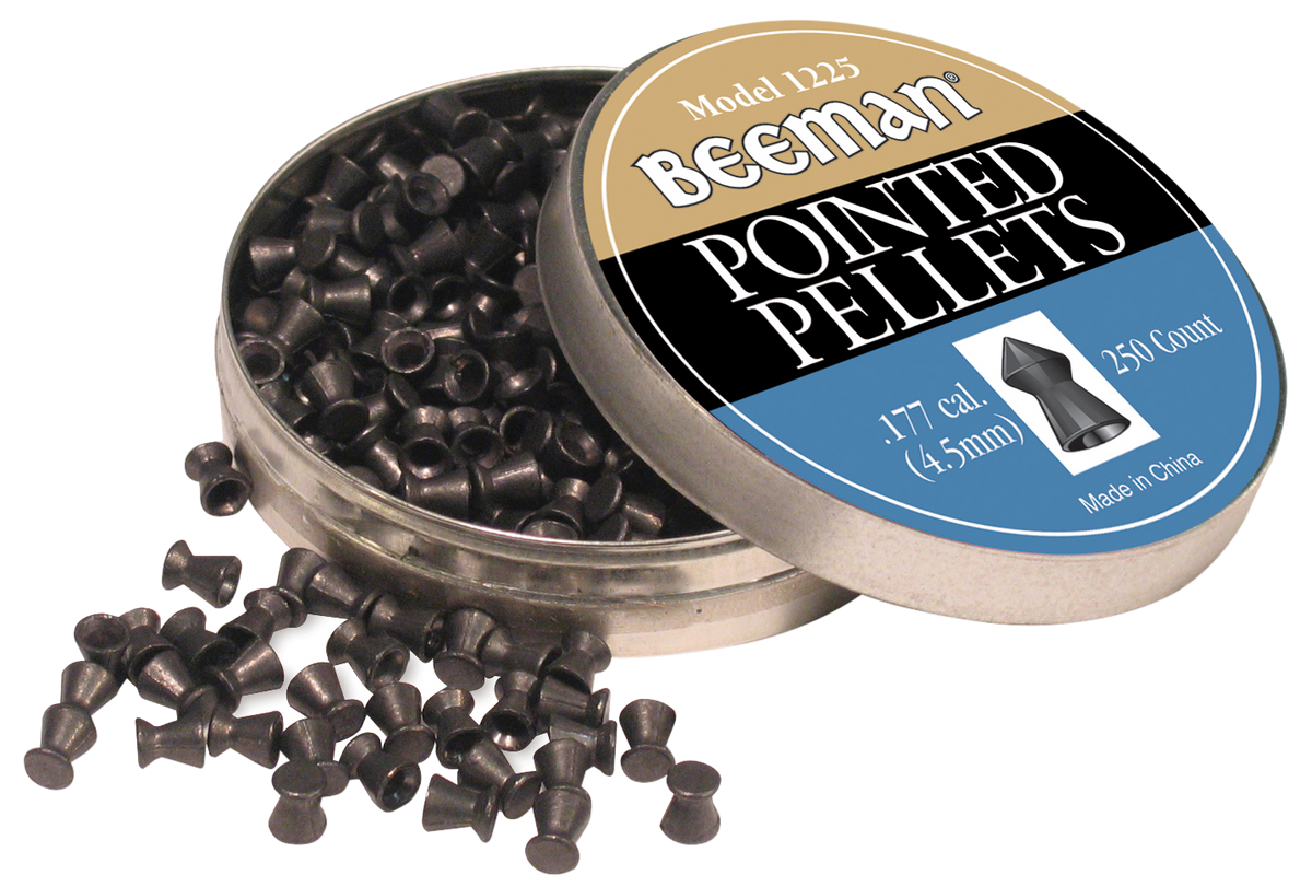 Beeman 1225 Pointed .177 Cal 8.3gr Lead Pellets - 250/Tin