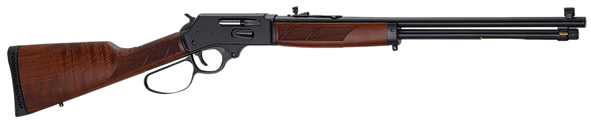 Henry H009GL Side Gate 30-30 Win 20" 5+1 Lever-Action Rifle - Blued, Walnut, Large Loop