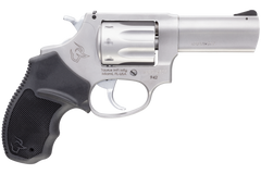 Taurus 942 22 LR 3" 8-Rd DA/SA Stainless Steel Revolver - Black Polymer Grip
