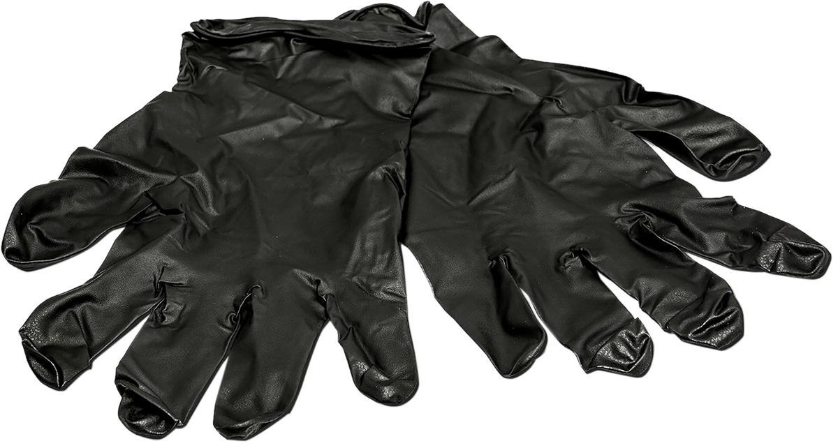 Hunters Specialties HS-100047 Field Dressing Nitrile Gloves Black Large 10-Pack (5 Pair)