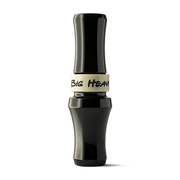 Rolling Thunder Game Call Big Heavy Short Reed Canada Goose Call - Matte Black Acrylic