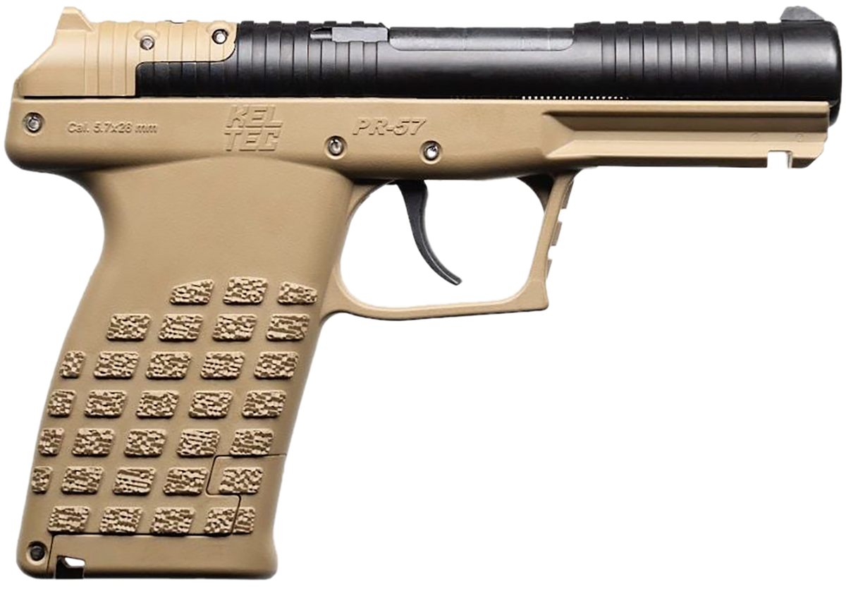 Kel-Tec PR57 5.7x28mm 4" 20+1 Semi-Auto Pistol - Tan