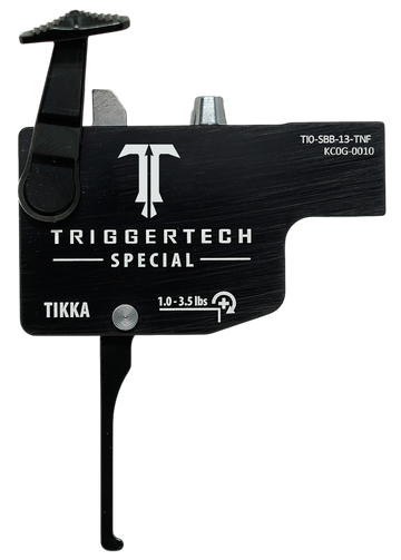 TriggerTech Diamond Tikka T3/T3x/T1x Single-Stage Flat Trigger - Right Hand - Black