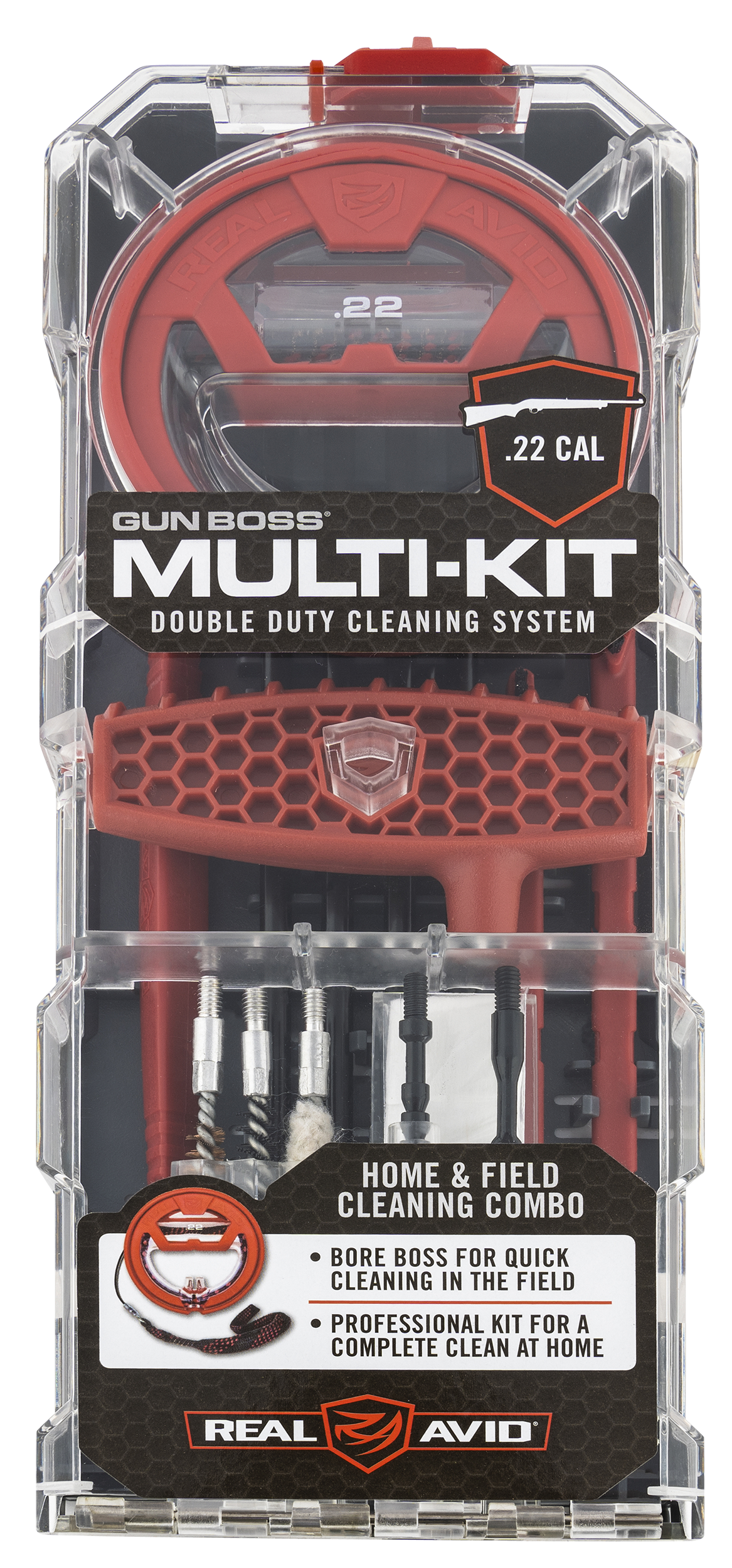 Real Avid Gun Boss Multi-Kit 22 Cal Rifle Cleaning Kit