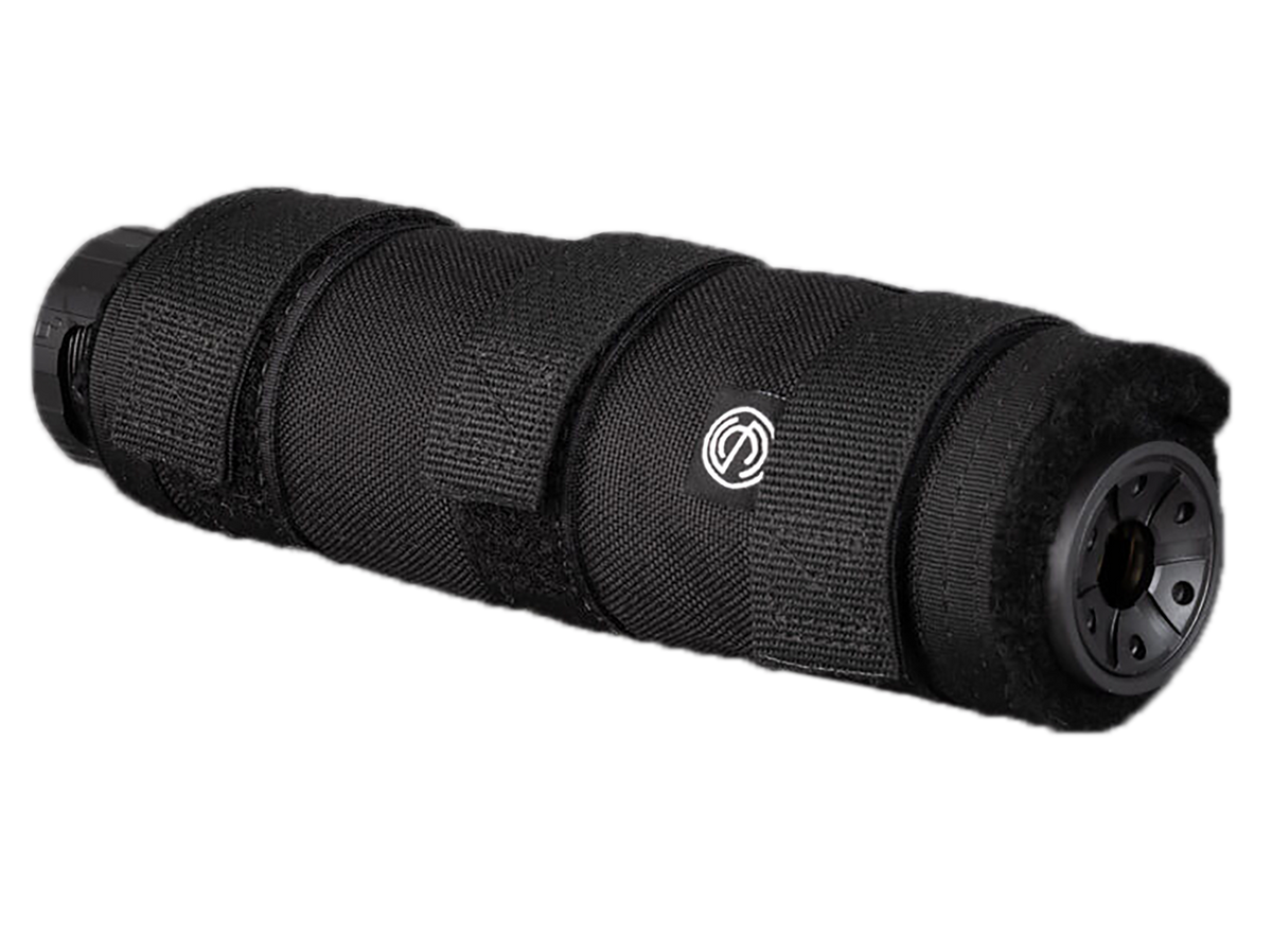 SilencerCo AC1984 High Temp Suppressor Cover 7.50" Black Nylon