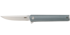 Columbia River CRKT 7095C CEO Compact 2.61" Folding Drop Point Plain 1.4116 SS Blue GRN Handle