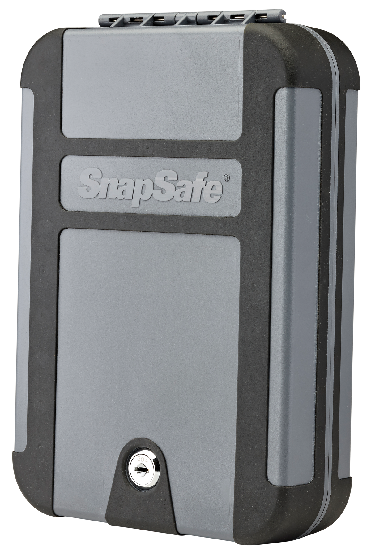SnapSafe 75212 TrekLite Lock Box XL Key Entry Gray Polycarbonate - Holds 1 Handgun