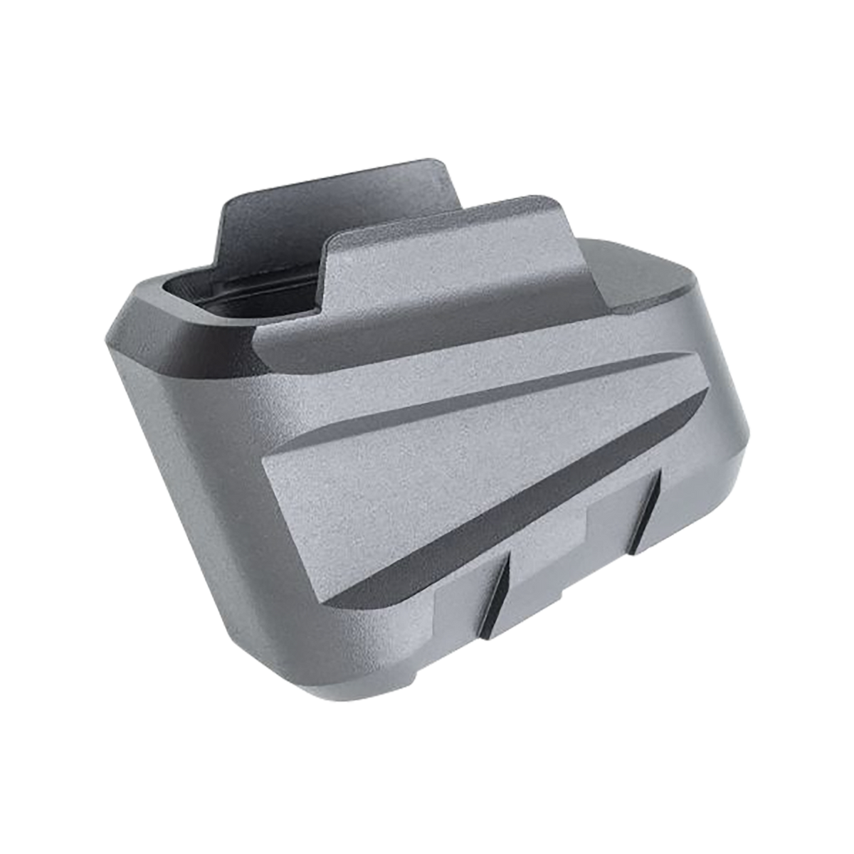Tyrant CNC Sig P320 Magazine Extension +5 Grey Aluminum