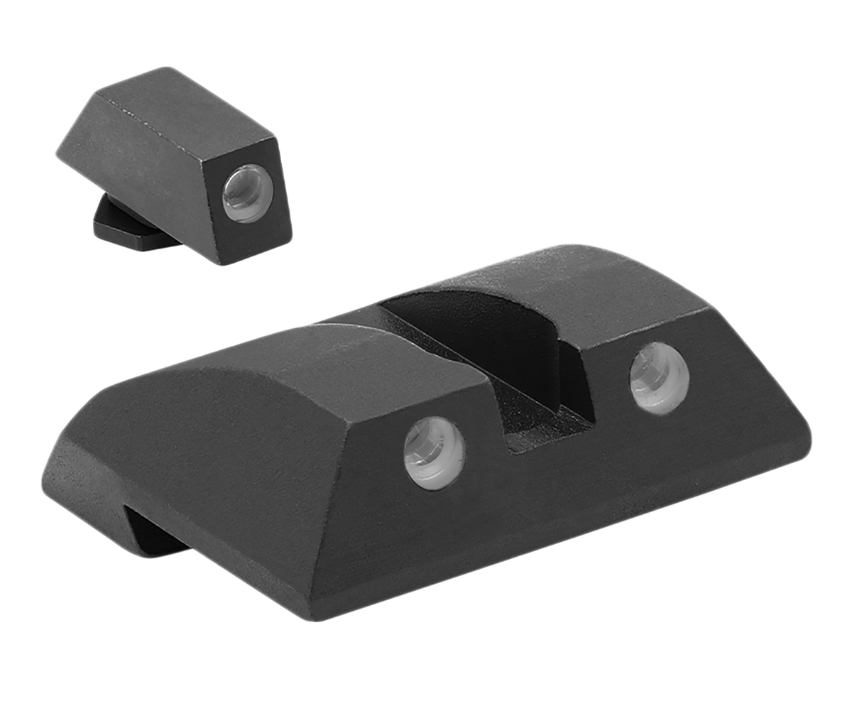 Meprolight USA Tru-Dot Green Tritium White Outline Pistol Night Sight Set - S&W Sigma/SDVE