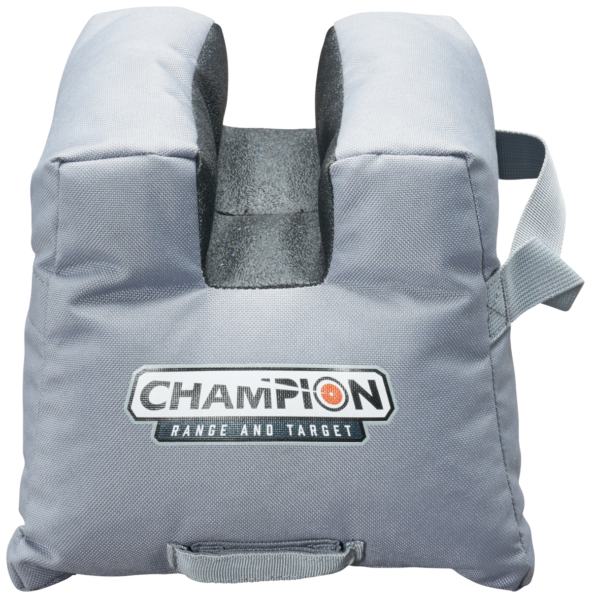 Champion Targets Front Shooting Bag Gray/Black Synthetic