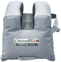 Champion Targets Front Shooting Bag Gray/Black Synthetic