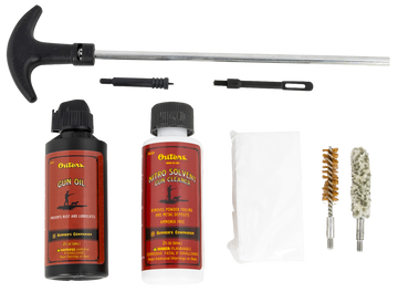 Outers 96416 Aluminum Rod Pistol Cleaning Kit 9mm/.38/.357