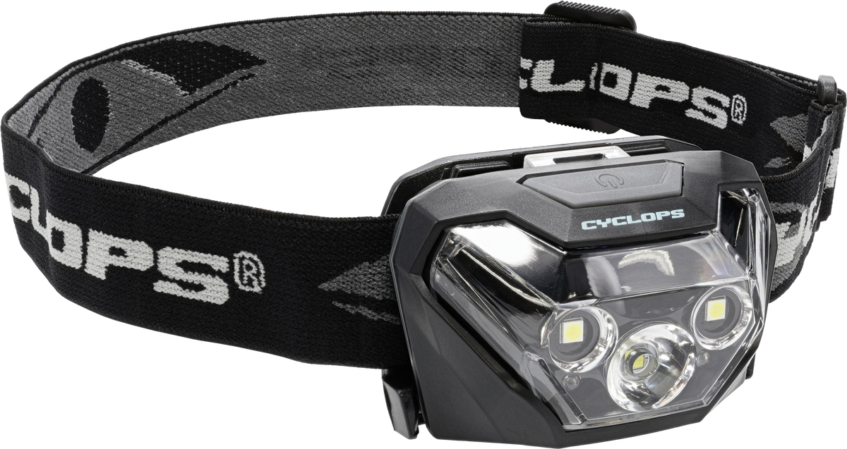 Cyclops HL500 500 Lumen 5W CREE LED Headlamp Red/White LED Black