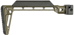 Midwest Industries Minimalistic Side Folding Stock - OD Green