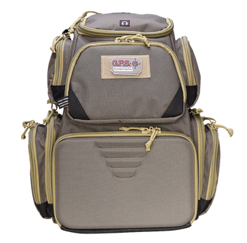 G*Outdoors 1611SC Sporting Clays Backpack Olive - Lockable Zippers, Rain Cover