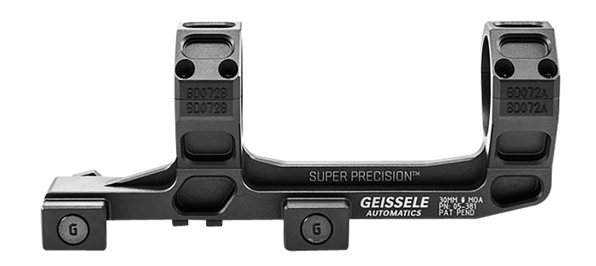 Geissele Automatics AR15 Super Precision 30mm Scope Mount/Ring Combo 5.834" Extended Black Anodized