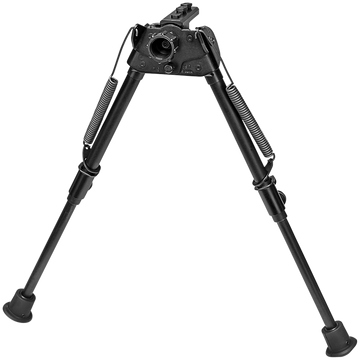 Harris S-LM-LOK Swivel Bipod M-LOK 9-13" Rubber Feet - Black Steel/Aluminum