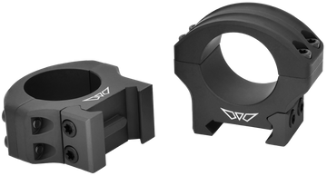 Warne 8500M HyperLite 1" Low Matte Black Scope Rings - Maxima/Weaver/Picatinny