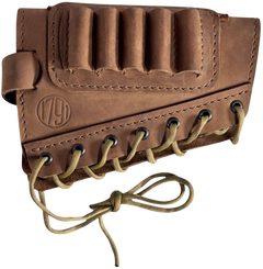 1791 Gunleather HUNT Butt Cuff 12 Gauge 4-Rd Shotshell Holder - Brown Leather