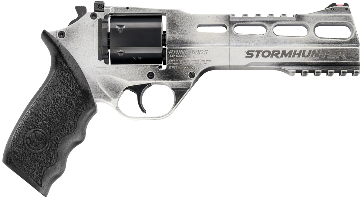 Chiappa Firearms Rhino 60DS Limited Edition 357 Mag 6" 6-Shot DA/SA Revolver - Stormhunter White