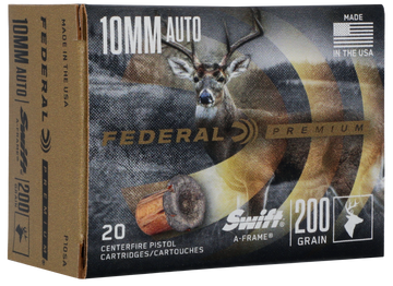 Federal Premium 10mm Auto 200gr Swift A-Frame 20rd - Box or Case