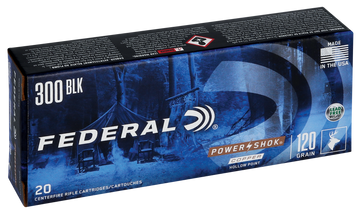 Federal Power-Shok 300 Blackout 120gr Copper Hollow Point - Box or Case