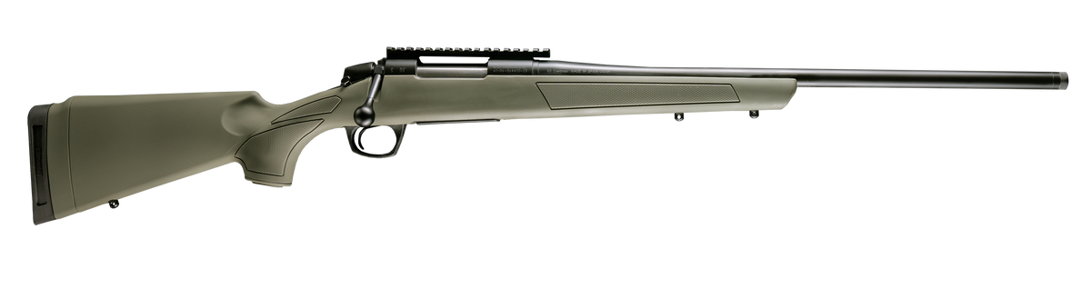 CVA Cascade 243 Win 22" 4+1 Bolt Action Rifle - Graphite Black Cerakote / OD Green