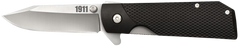 Cold Steel 1911 3" Folding Clip Point Plain 4034 SS Black Griv-Ex Handle