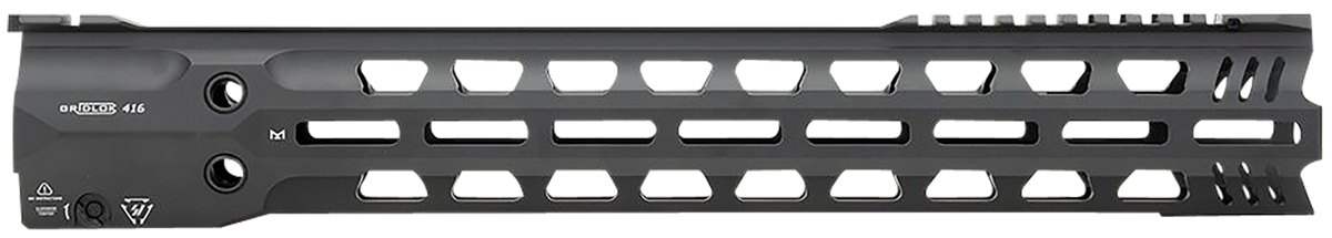 Strike Industries GridLok Lightspeed 16" M-LOK Handguard - Black Aluminum for HK 416, MR556, M27 IAR