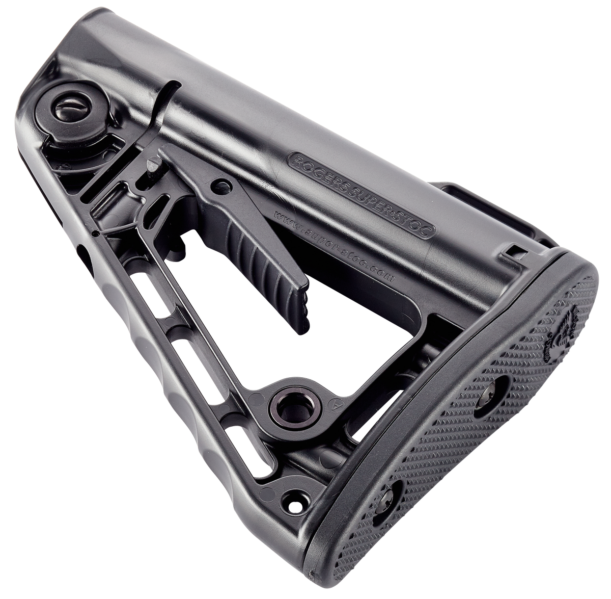 Wilson Combat Super-Stoc Carbine Buttstock AR-15 Black Polymer Collapsible