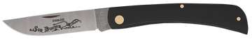 Case Sod Buster 3.70" Folding Skinner Plain Edge Tru-Sharp SS Black Synthetic Handle