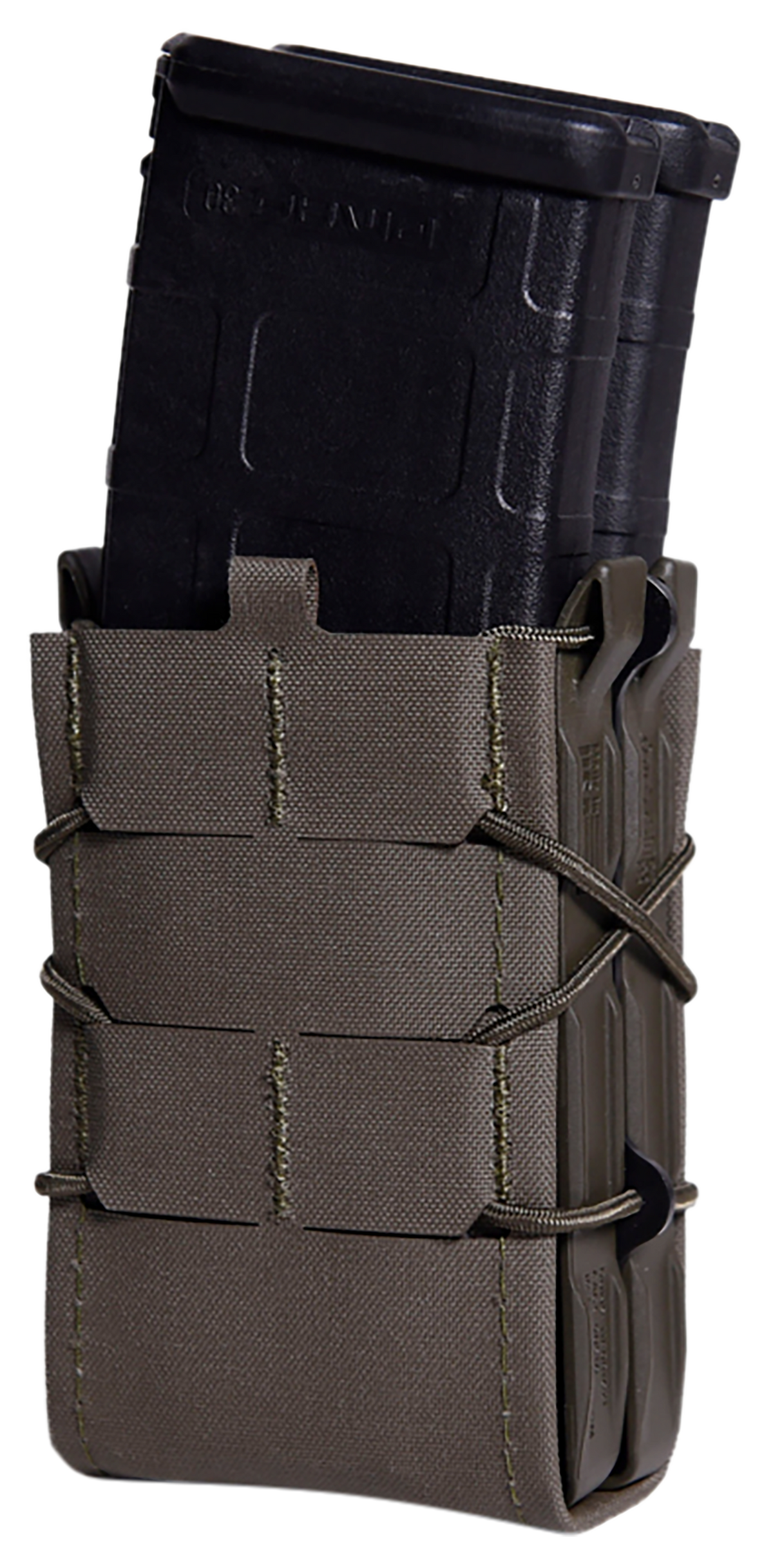 High Speed Gear 242R00OD TACO X2R Gen 2 OD Green Nylon Laminate MOLLE Rifle Mag Pouch