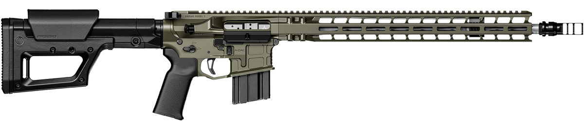 Radian Weapons Model 1 6mm ARC 18" 20+1 Semi-Auto Rifle - OD Green