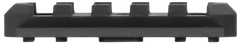 Aim Sports MLRS1 5 Slot Picatinny M-LOK Rail Section Black Anodized