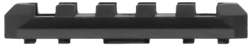 Aim Sports MLRS1 5 Slot Picatinny M-LOK Rail Section Black Anodized