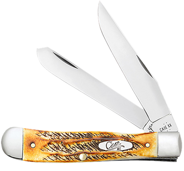 Case 65345 Trapper 3.25" Clip Point/Spey Folding Pocket Knife