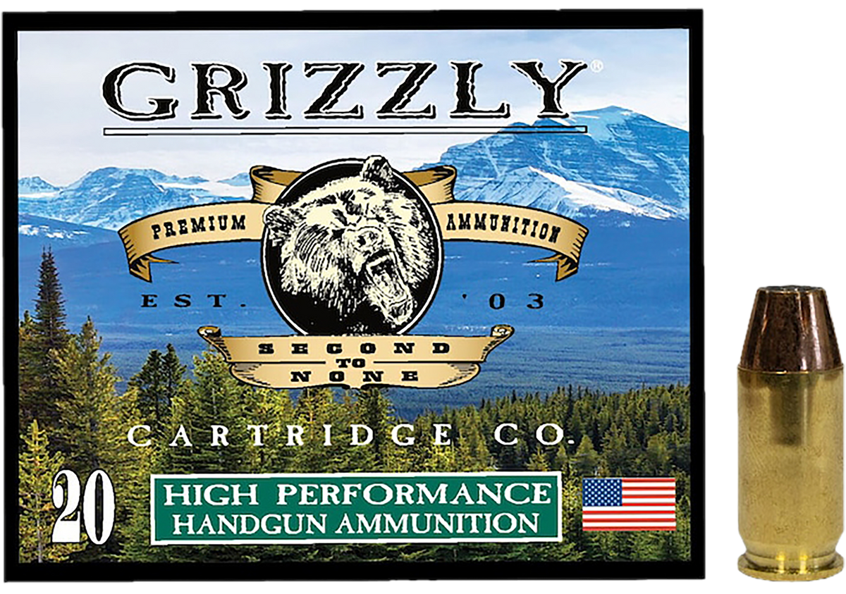 Grizzly Ammo GC45A+P8 45 ACP +P 230gr JHP 20-Rd Box - Box or Case