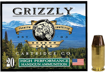 Grizzly Ammo GC45A+P8 45 ACP +P 230gr JHP 20-Rd Box - Box or Case