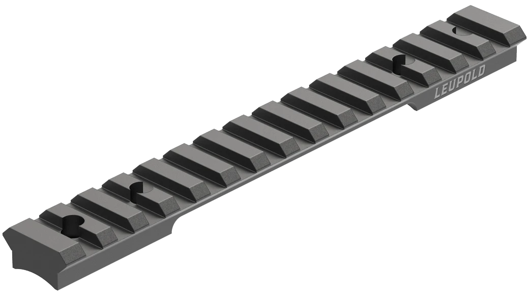 Leupold BackCountry Cross-Slot 1-Piece Scope Base Matte Black Aluminum - Ruger American Long Action