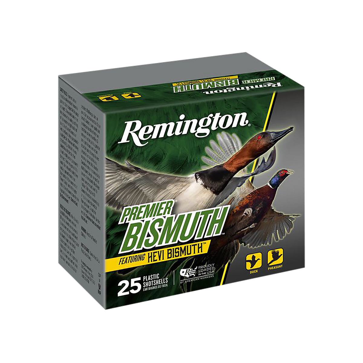 Remington Ammunition Premier Bismuth 12 Gauge 2.75" 1-1/4 oz #5 Shot 25 Rd - Box or Case