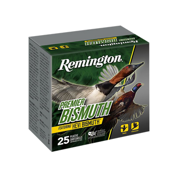 Remington Ammunition Premier Bismuth 12 Gauge 2.75" 1-1/4 oz #5 Shot 25 Rd - Box or Case