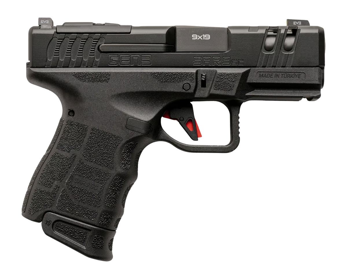 SAR USA SAR9 Gen3 Sub-Compact 9mm Luger 3.30" 10+1 Semi-Auto Pistol - Black