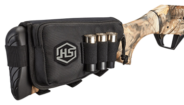 Hunters Specialties 01621 Buttstock Shell Holder Shotgun 3 Rounds Black Polyester