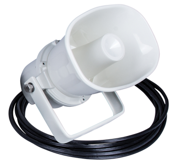 Foxpro SPSGE Snow Pro External Speaker 10W 8-ohm 12' Cable 1/4" Plug - White