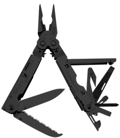 S.O.G PowerAssist 420 SS 7" 16-Tool Multi-Tool - Black Oxide w/Nylon Sheath