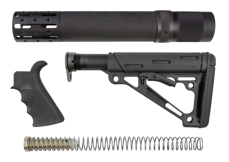 Hogue OverMolded Stock Kit AR-15/M16 Black Synthetic Rifle Length 6-Position Collapsible
