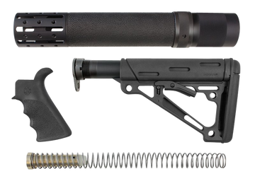 Hogue OverMolded Stock Kit AR-15/M16 Black Synthetic Rifle Length 6-Position Collapsible
