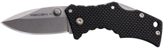 Cold Steel Recon 1 Micro 2" Folding Spear Point Plain Edge 4034 SS Black Griv-Ex Handle