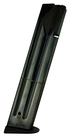 CZ 75 TS / 75 TS Czechmate 9mm Luger 26-Rd Blued Steel Pistol Magazine