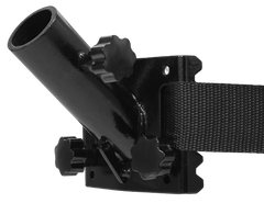 Hunters Specialties HS-BB-LH Limb Hanger Bow Holder w/ 70" Tree Strap & T-Post Adaptor - Black